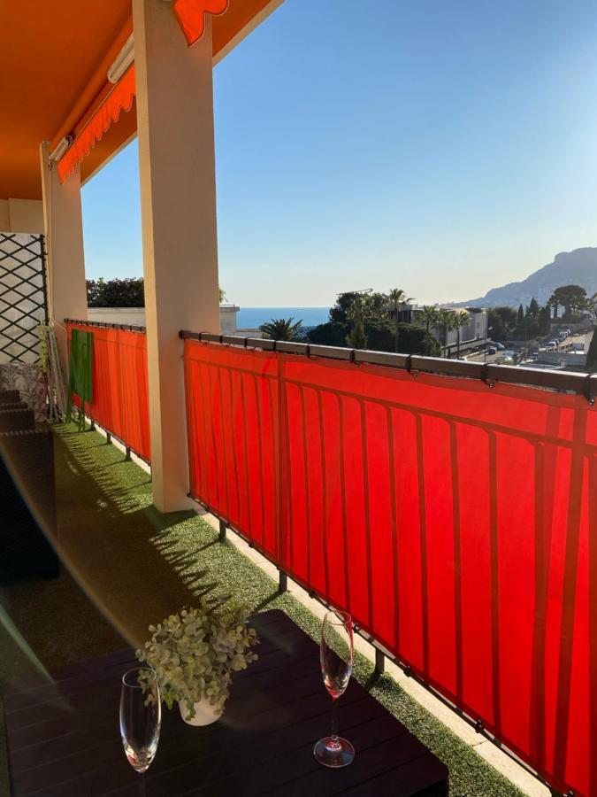 Charmant 2 Pieces Vue Sur Mer Et Monte-Carlo A Roquebrune Cap Martin Exterior photo