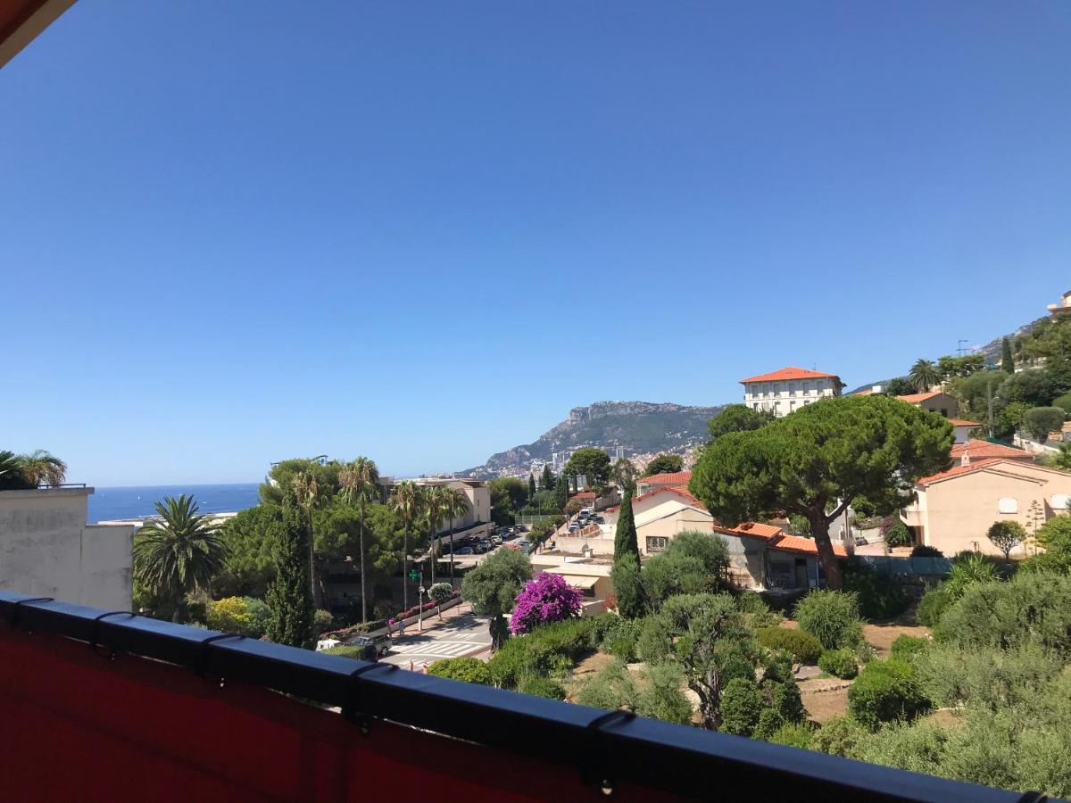 Charmant 2 Pieces Vue Sur Mer Et Monte-Carlo A Roquebrune Cap Martin Exterior photo