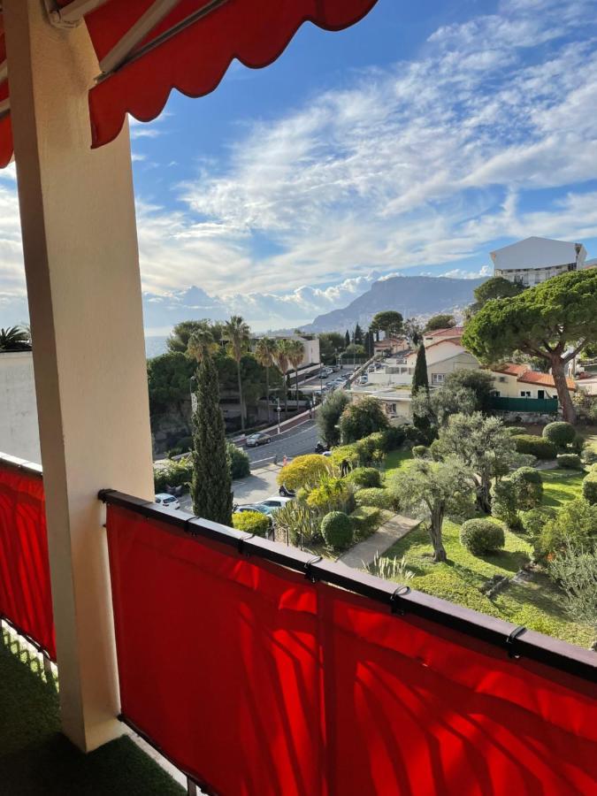 Charmant 2 Pieces Vue Sur Mer Et Monte-Carlo A Roquebrune Cap Martin Exterior photo